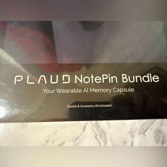 SEALED Plaud NotePin Bundle Wearable AI Memory Capsule Black 64G Bluetooth - Picture 2 of 13